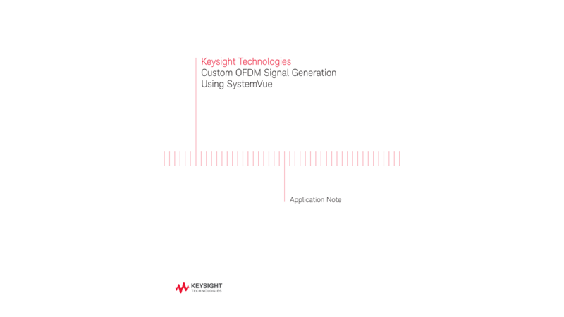 Custom OFDM Signal Generation Using SystemVue